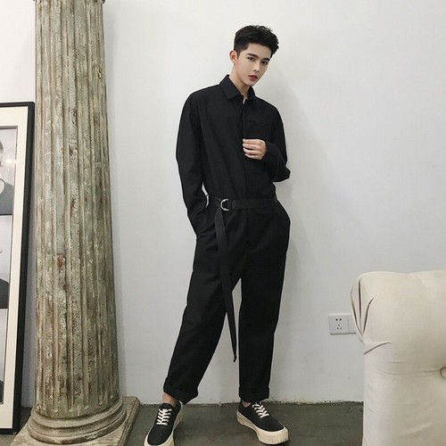 long sleeve casual jumpsuit
